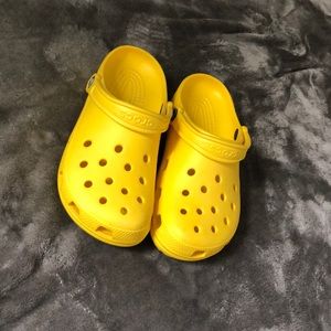 Yellow Women’s size 8 Crocs